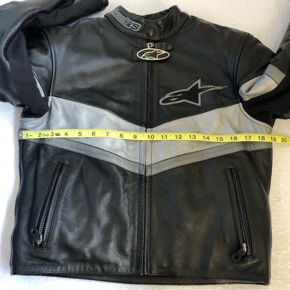 Alpinestars Motorcycle Riding Racing Leather Jacket - Picture 10 of 16